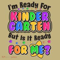 Cute Funny I'm Ready For Kindergarten But Is It Ready For Me Mousepad thumb 1