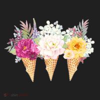 Cute Flower Ice Cream Cone Bouquets Beanie thumb 2
