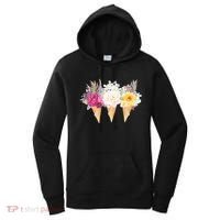 Cute Flower Ice Cream Cone Bouquets Women's Hoodie thumb 0