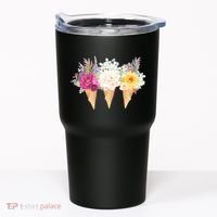 Cute Flower Ice Cream Cone Bouquets Tumbler thumb 0