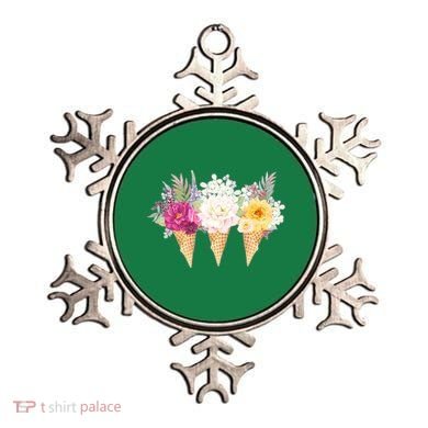Cute Flower Ice Cream Cone Bouquets Ornament