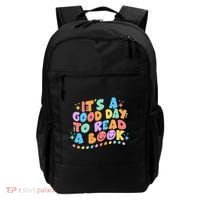 Cute Funny It's A Good Day To Read A Book Backpack thumb 0