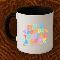 Cute Funny It's A Good Day To Read A Book Coffee Mug thumb 2