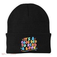 Cute Funny It's A Good Day To Read A Book Beanie thumb 0