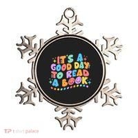 Cute Funny It's A Good Day To Read A Book Ornament thumb 0