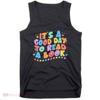 Cute Funny It's A Good Day To Read A Book Tank Top thumb 0