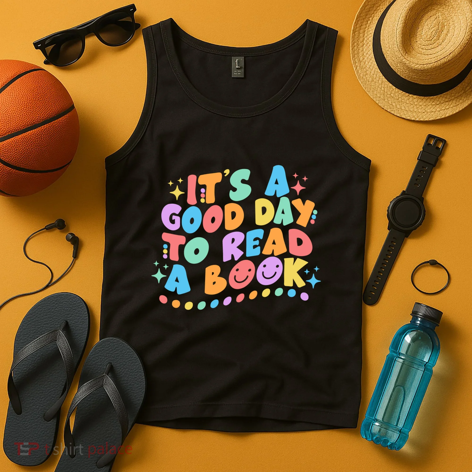 Cute Funny It's A Good Day To Read A Book Tank Top