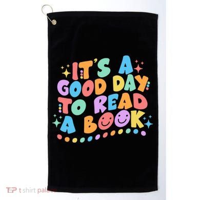 Cute Funny It's A Good Day To Read A Book Golf Towel