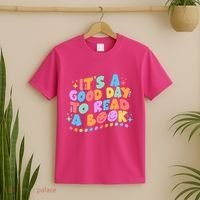 Cute Funny It's A Good Day To Read A Book T-Shirt thumb 2