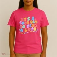 Cute Funny It's A Good Day To Read A Book T-Shirt thumb 4