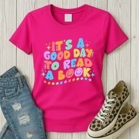 Cute Funny It's A Good Day To Read A Book Women's T-Shirt thumb 3