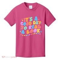 Cute Funny It's A Good Day To Read A Book Kids T-Shirt thumb 0