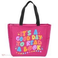 Cute Funny It's A Good Day To Read A Book Tote Bag thumb 0