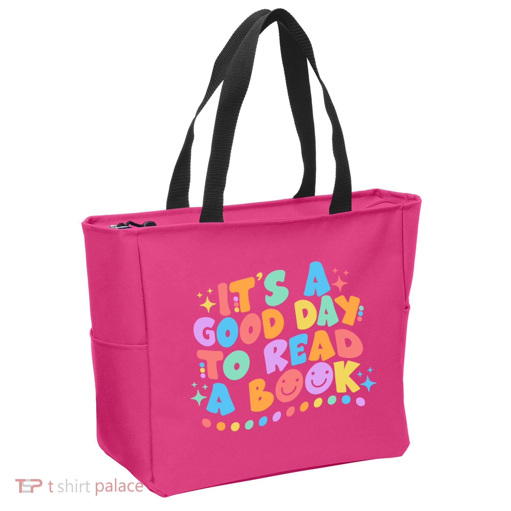 Cute Funny It's A Good Day To Read A Book Tote Bag