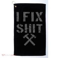 Carpenter Fixer I Fix  Golf Towel thumb 0
