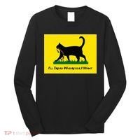 Cat Flag ILl Tread Wherever I Want Long Sleeve Shirt thumb 0