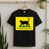 Cat Flag ILl Tread Wherever I Want T-Shirt thumb 2
