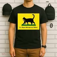 Cat Flag ILl Tread Wherever I Want T-Shirt thumb 6