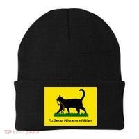 Cat Flag ILl Tread Wherever I Want Beanie thumb 0