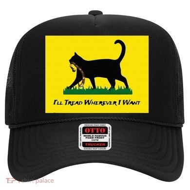 Cat Flag ILl Tread Wherever I Want Hat