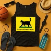 Cat Flag ILl Tread Wherever I Want Tank Top thumb 4