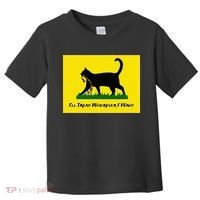 Cat Flag ILl Tread Wherever I Want Toddler T-Shirt thumb 0