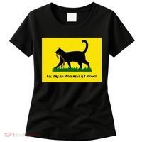 Cat Flag ILl Tread Wherever I Want Women's T-Shirt thumb 0
