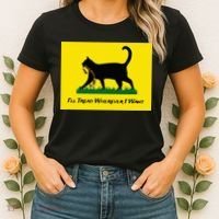 Cat Flag ILl Tread Wherever I Want Women's T-Shirt thumb 2