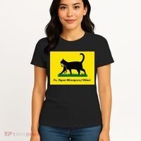 Cat Flag ILl Tread Wherever I Want Women's T-Shirt thumb 4