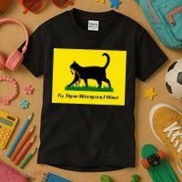 Cat Flag ILl Tread Wherever I Want Kids T-Shirt thumb 3