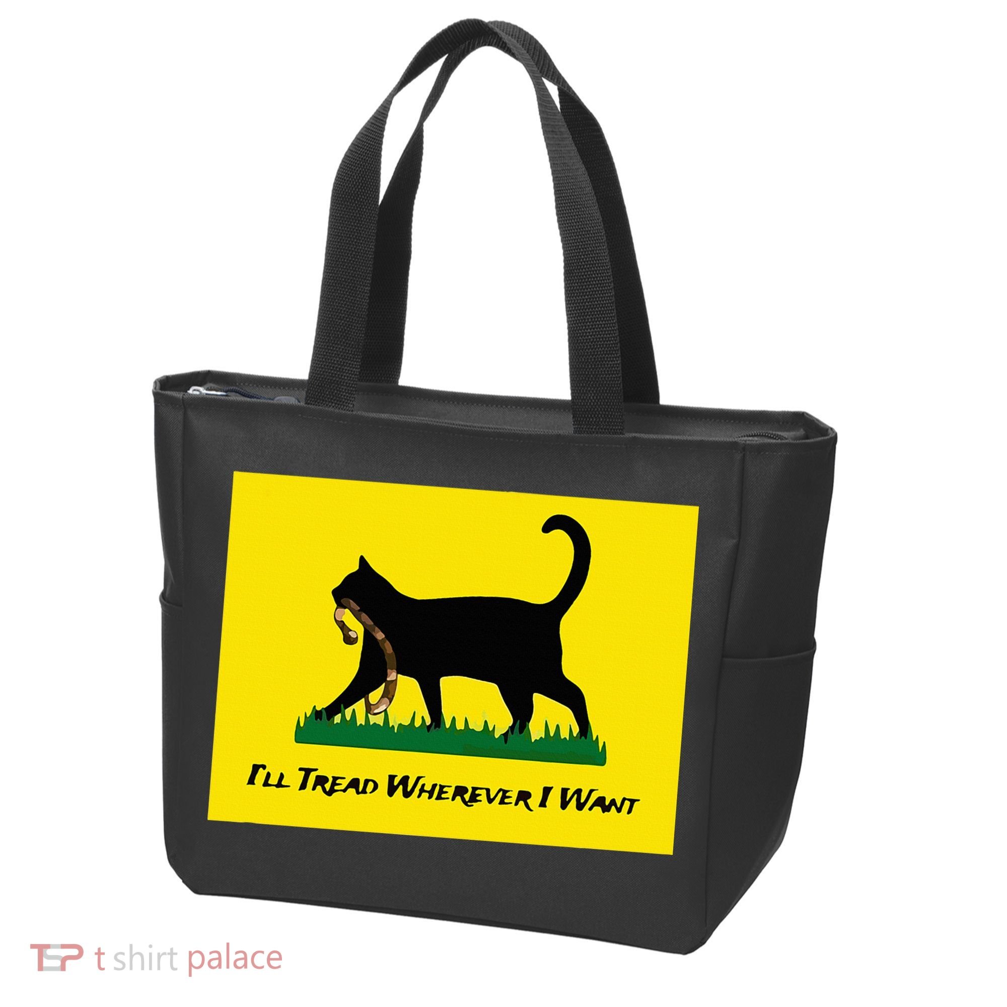Cat Flag ILl Tread Wherever I Want Tote Bag