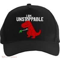 Cute & Funny I Am Unstoppable T-Rex Dinosaur Five-Panel Snapback Cap thumb 0