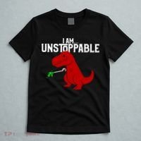 Cute & Funny I Am Unstoppable T-Rex Dinosaur T-Shirt thumb 5