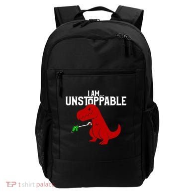 Cute & Funny I Am Unstoppable T-Rex Dinosaur Backpack