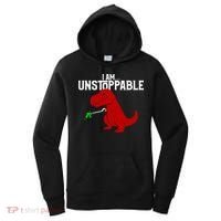 Cute & Funny I Am Unstoppable T-Rex Dinosaur Women's Hoodie thumb 0