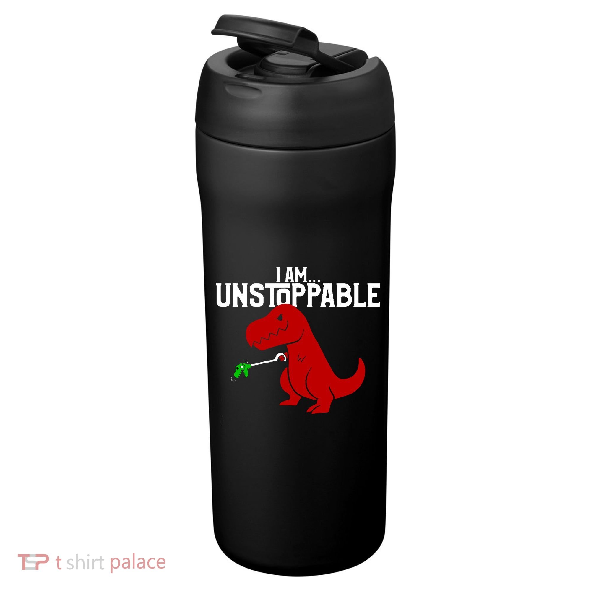 Cute & Funny I Am Unstoppable T-Rex Dinosaur 24oz Duet Stainless Steel Tumbler