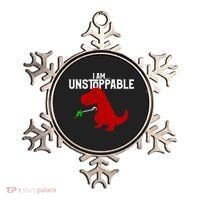 Cute & Funny I Am Unstoppable T-Rex Dinosaur Ornament thumb 0