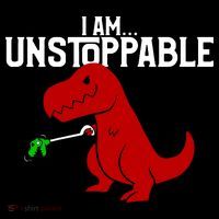 Cute & Funny I Am Unstoppable T-Rex Dinosaur Tall Sweatshirt thumb 2