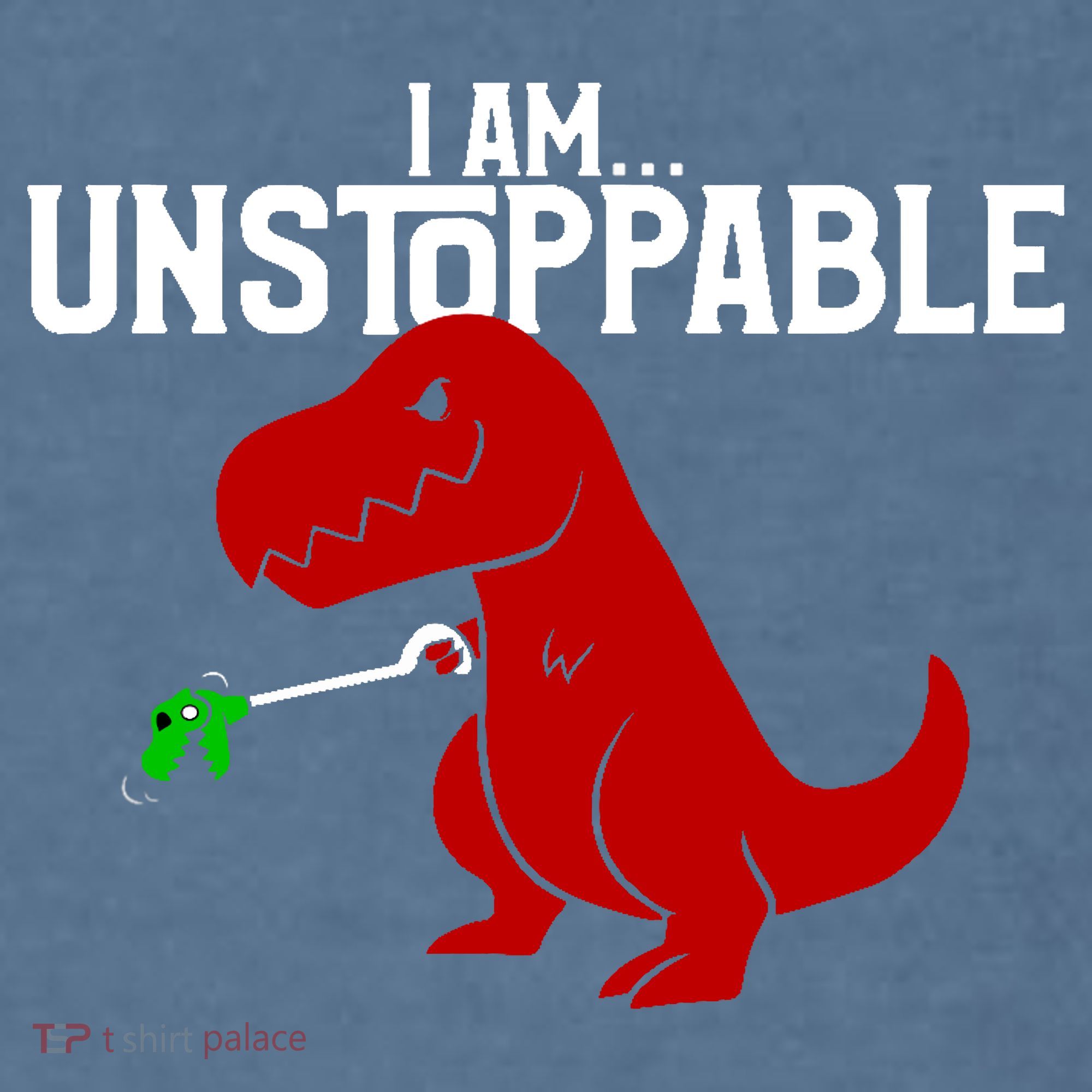 Cute & Funny I Am Unstoppable T-Rex Dinosaur Comfort Colors Garment-Dyed Hooded Sweatshirt