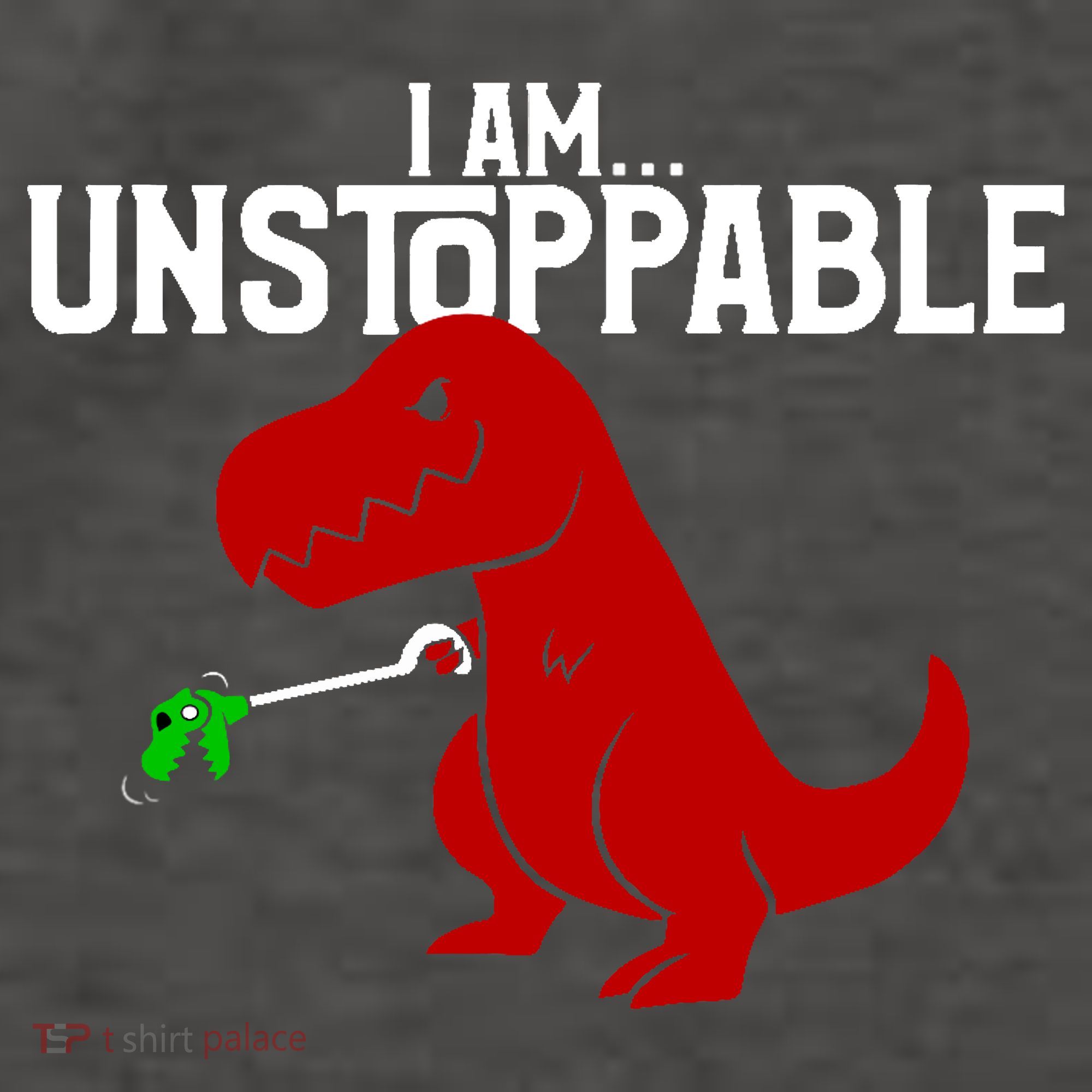 Cute & Funny I Am Unstoppable T-Rex Dinosaur Vector Backpack