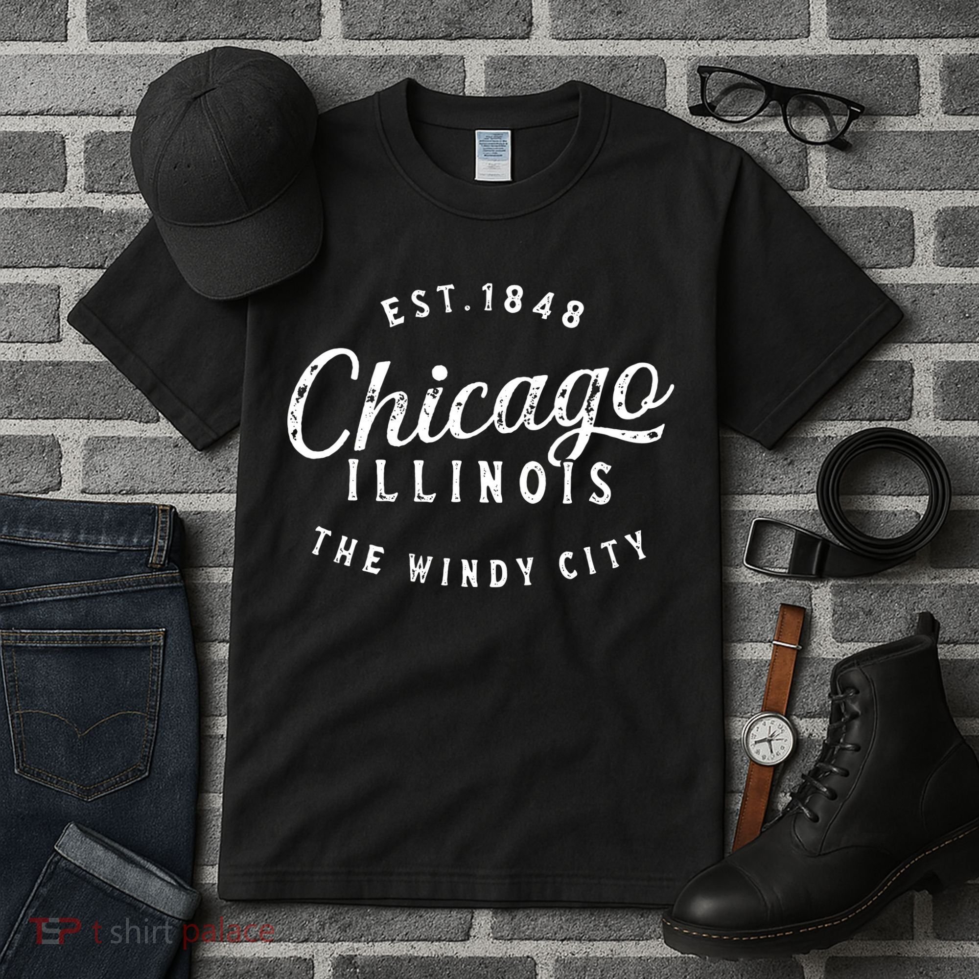 Chicago funny Illinois Chicago Gift Chicago Tall T-Shirt