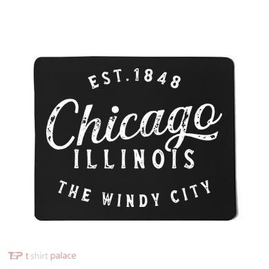 Chicago funny Illinois Chicago Gift Chicago Mousepad