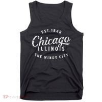 Chicago funny Illinois Chicago Gift Chicago Tank Top thumb 0