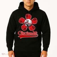 Cincinnati Flower I Love Cincinnati Hoodie thumb 2