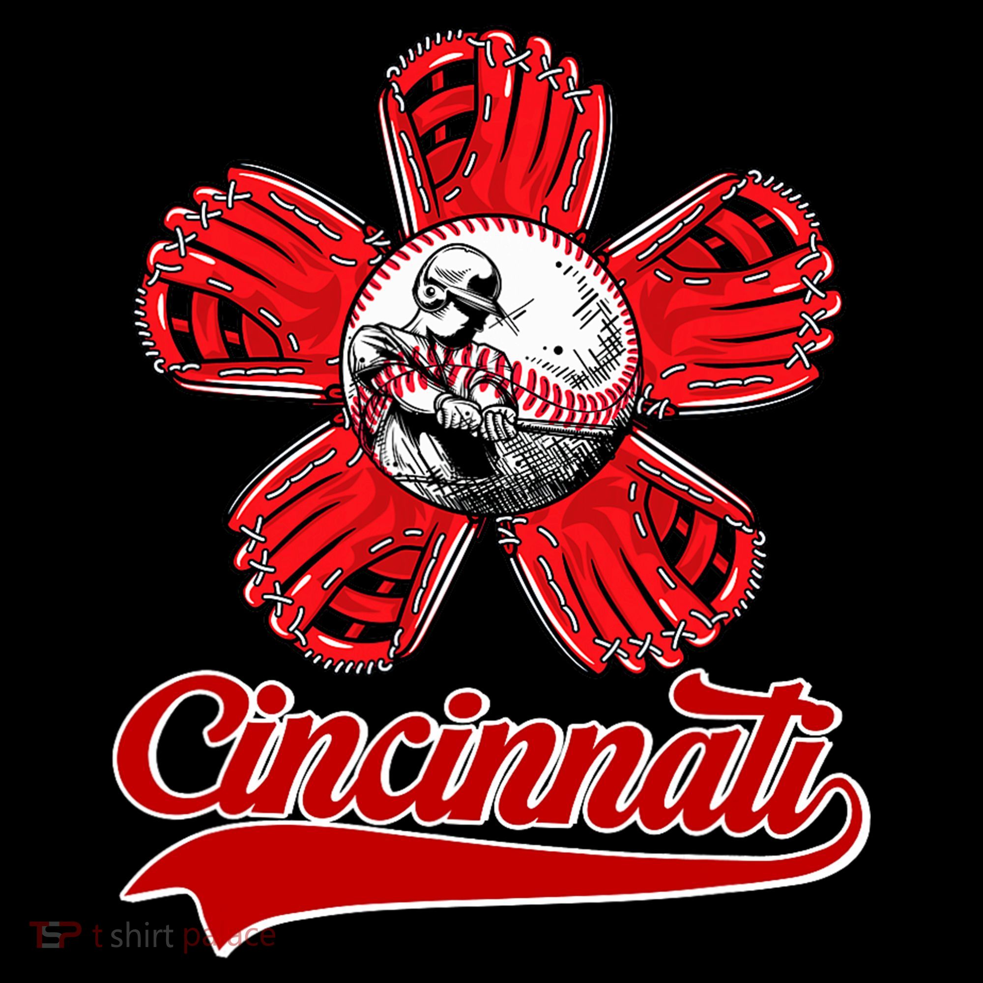 Cincinnati Flower I Love Cincinnati Hoodie