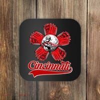Cincinnati Flower I Love Cincinnati Coaster thumb 0