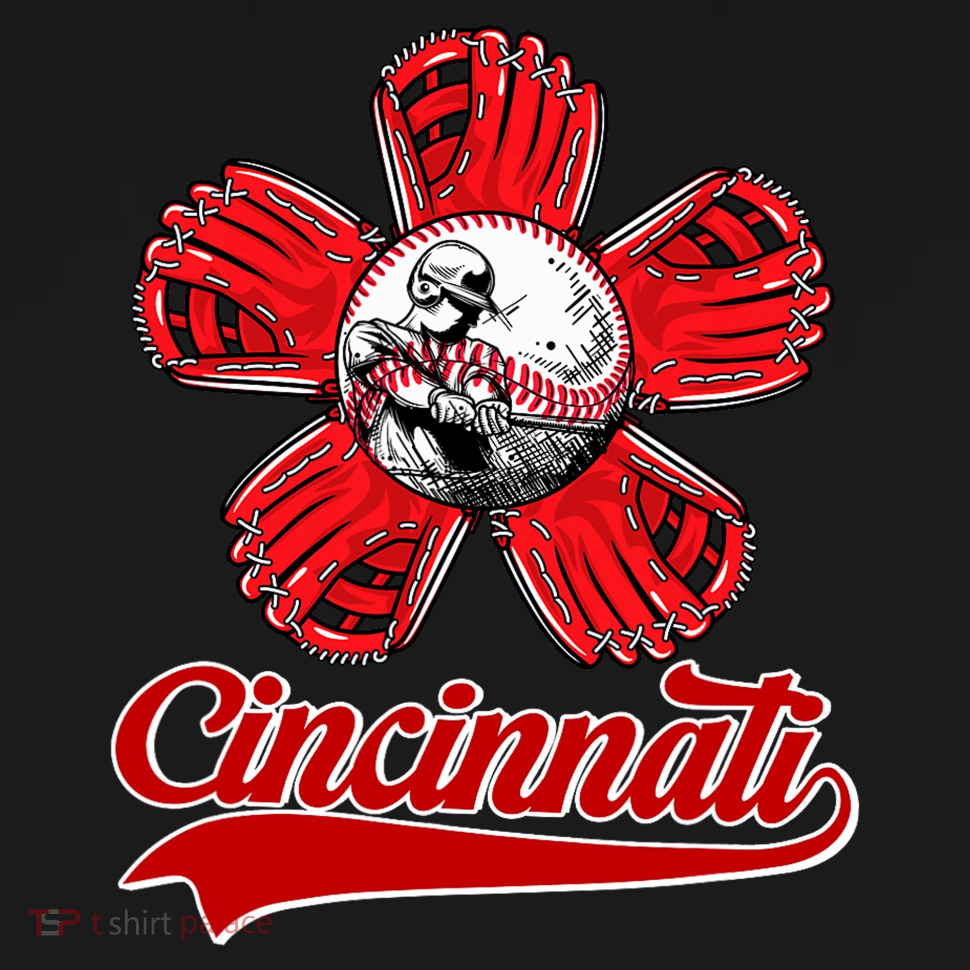 Cincinnati Flower I Love Cincinnati Ornament