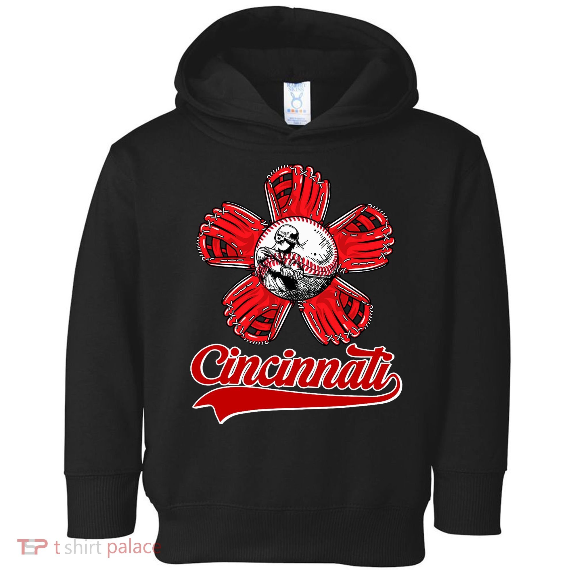 Cincinnati Flower I Love Cincinnati Toddler Hoodie