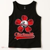Cincinnati Flower I Love Cincinnati Tank Top thumb 2