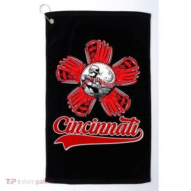 Cincinnati Flower I Love Cincinnati Golf Towel
